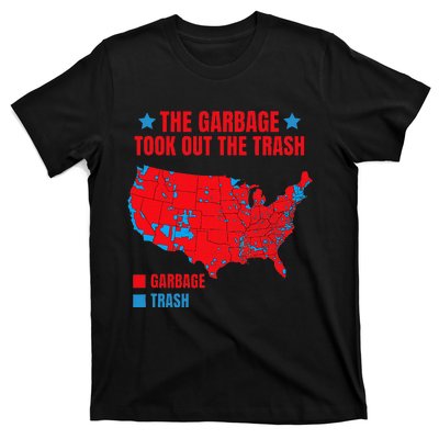 Electoral Map 2024 The Garbage Took Out The Trash Trump 312 T-Shirt