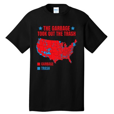 Electoral Map 2024 The Garbage Took Out The Trash Trump 312 Tall T-Shirt