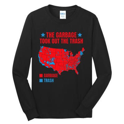 Electoral Map 2024 The Garbage Took Out The Trash Trump 312 Tall Long Sleeve T-Shirt