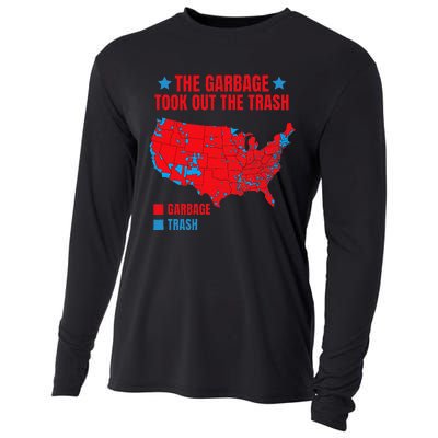 Electoral Map 2024 The Garbage Took Out The Trash Trump 312 Cooling Performance Long Sleeve Crew