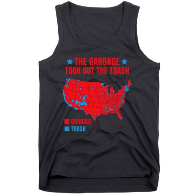 Electoral Map 2024 The Garbage Took Out The Trash Trump 312 Tank Top