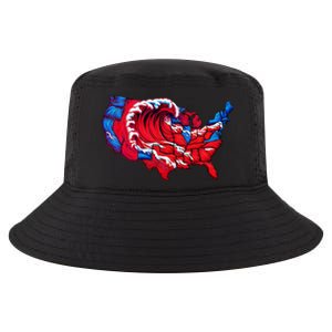 Election Map 2024 Presidential Race Red Republican Wave Cool Comfort Performance Bucket Hat