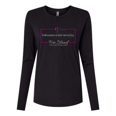 Enthusiasm Mastery 2024 Womens Cotton Relaxed Long Sleeve T-Shirt