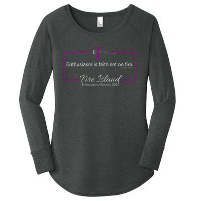 Enthusiasm Mastery 2024 Women's Perfect Tri Tunic Long Sleeve Shirt