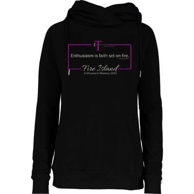 Enthusiasm Mastery 2024 Womens Funnel Neck Pullover Hood