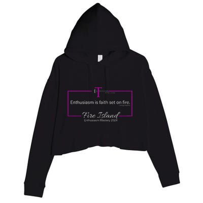 Enthusiasm Mastery 2024 Crop Fleece Hoodie