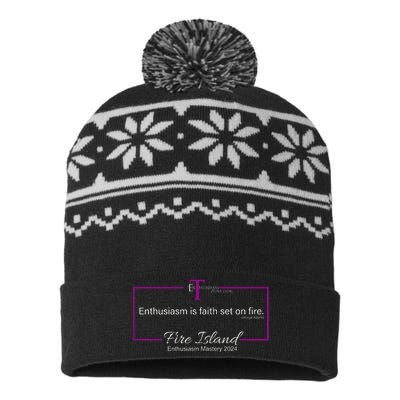 Enthusiasm Mastery 2024 USA-Made Snowflake Beanie