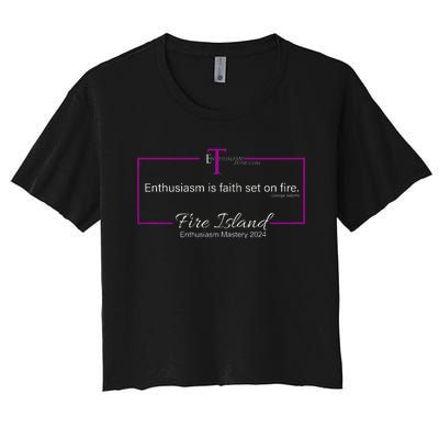 Enthusiasm Mastery 2024 Women's Crop Top Tee