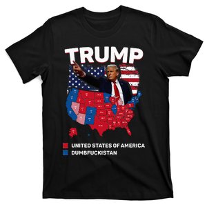 Election Map 2024 United States Of America Dumbfuckistan T-Shirt