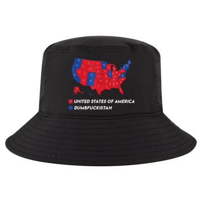 Election Map 2024 United States Of America Dumbfuckistan Cool Comfort Performance Bucket Hat