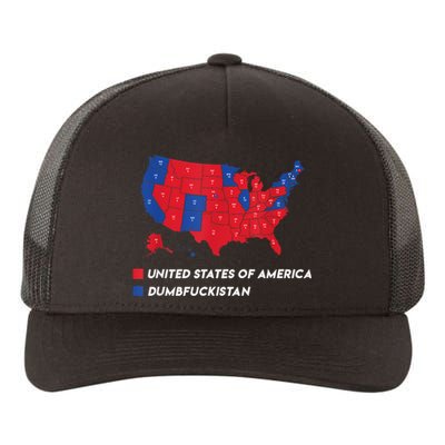 Election Map 2024 United States Of America Dumbfuckistan Yupoong Adult 5-Panel Trucker Hat