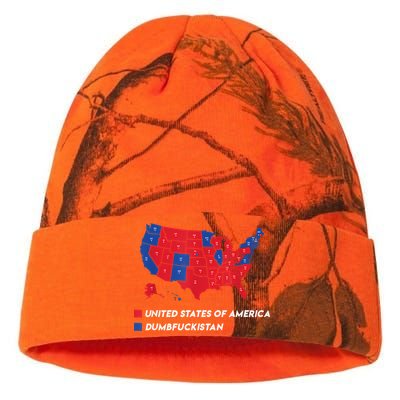 Election Map 2024 United States Of America Dumbfuckistan Kati Licensed 12" Camo Beanie