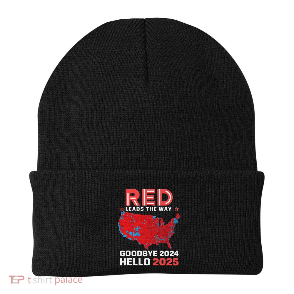 Election Map 2024 Usa Goodbye 2024 Hello 2025 New Year 2025 Beanie