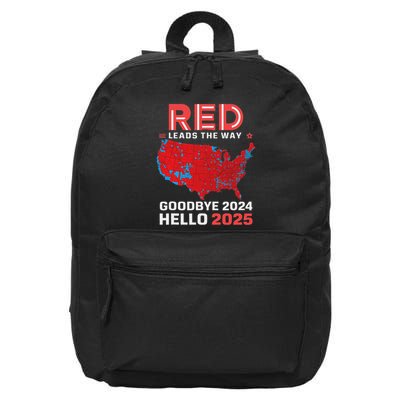 Election Map 2024 Usa Goodbye 2024 Hello 2025 New Year 2025 16 in Basic Backpack