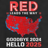 Election Map 2024 Usa Goodbye 2024 Hello 2025 New Year 2025 25L Jumbo Tote