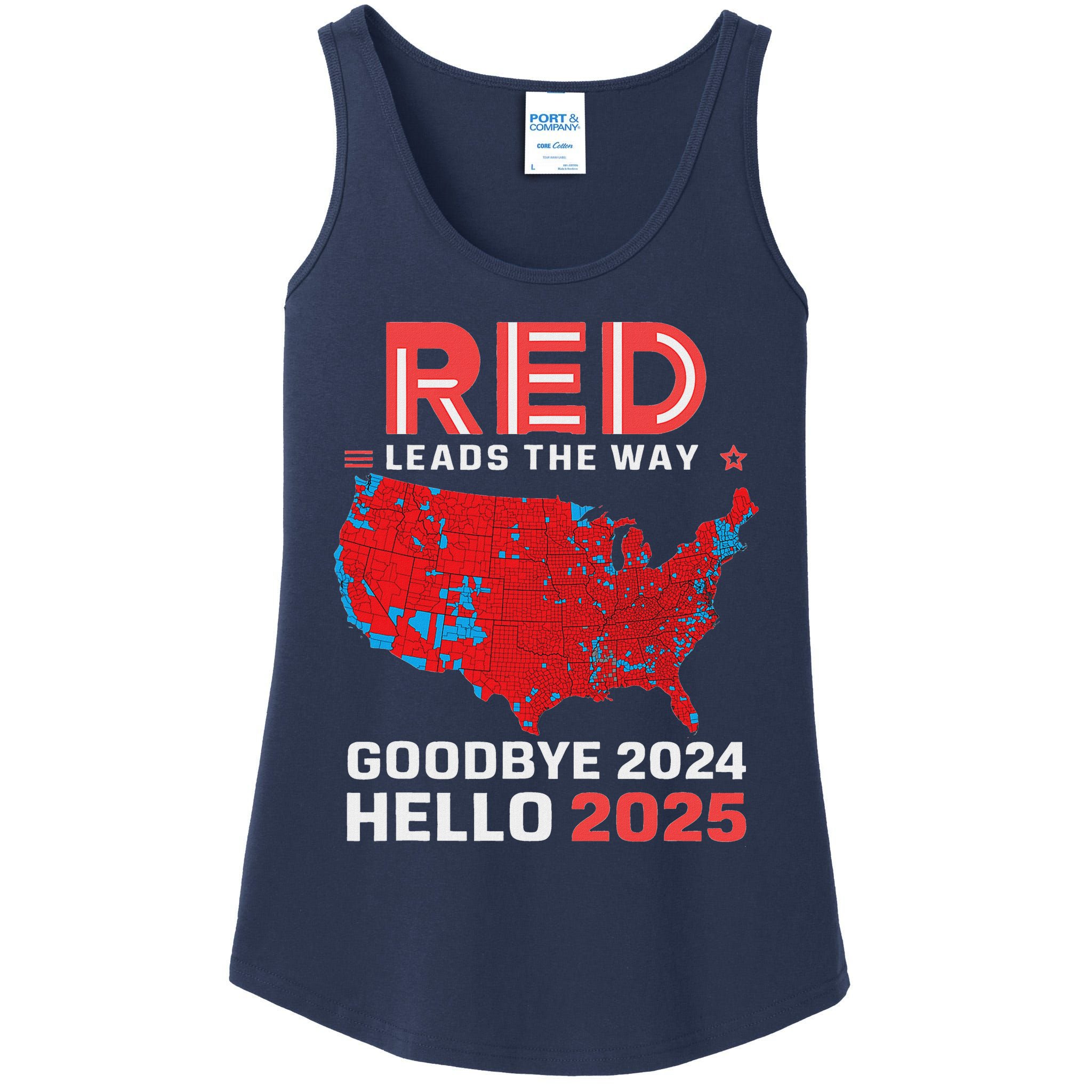 Election Map 2024 Usa Goodbye 2024 Hello 2025 New Year 2025 Ladies