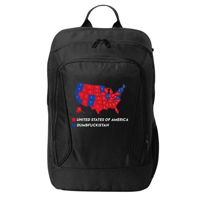 Election Map 2024 United States Of America Dumbfuckistan City Backpack