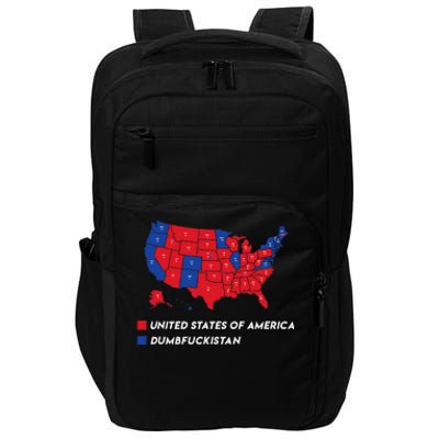 Election Map 2024 United States Of America Dumbfuckistan Impact Tech Backpack