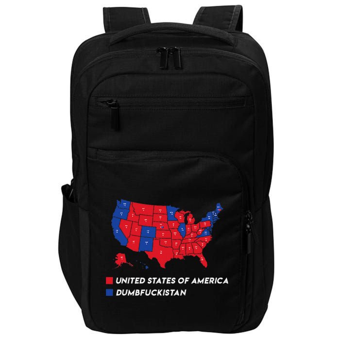 Election Map 2024 United States Of America Dumbfuckistan Impact Tech Backpack