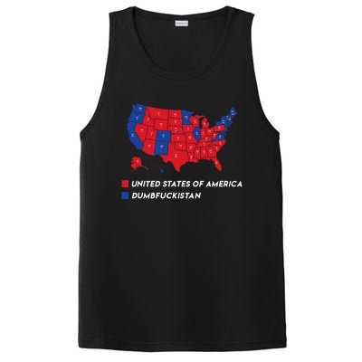 Election Map 2024 United States Of America Dumbfuckistan PosiCharge Competitor Tank