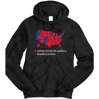 Election Map 2024 United States Of America Dumbfuckistan Tie Dye Hoodie