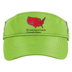 Electoral Map 2024 Donald Trump United States Of America Dumbfuckistan Adult Drive Performance Visor