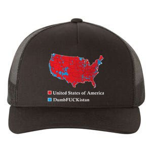 Electoral Map 2024 Donald Trump United States Of America Dumbfuckistan Yupoong Adult 5-Panel Trucker Hat