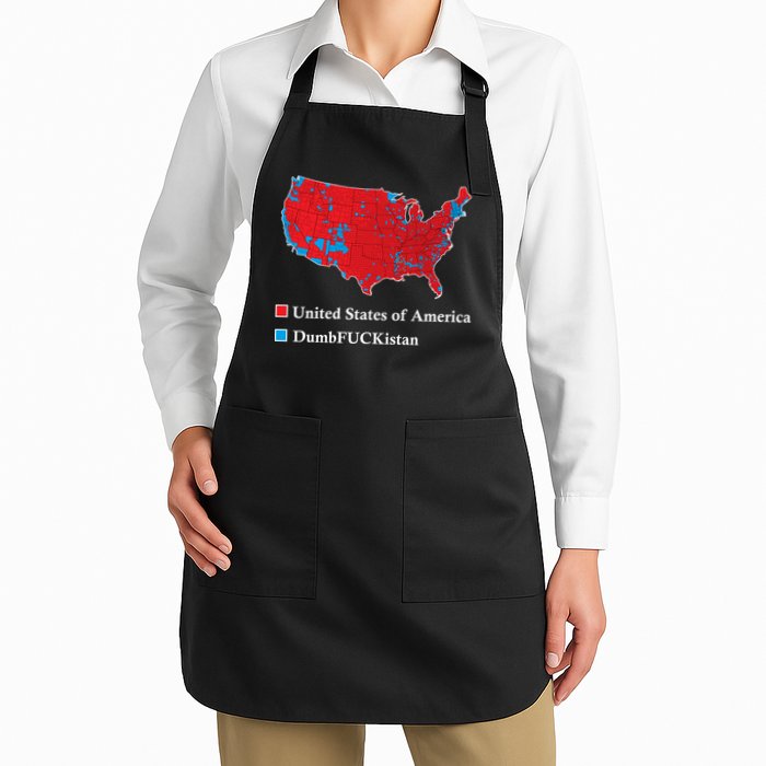 Electoral Map 2024 Donald Trump United States Of America Dumbfuckistan Apron