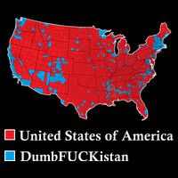 Electoral Map 2024 Donald Trump United States Of America Dumbfuckistan Button