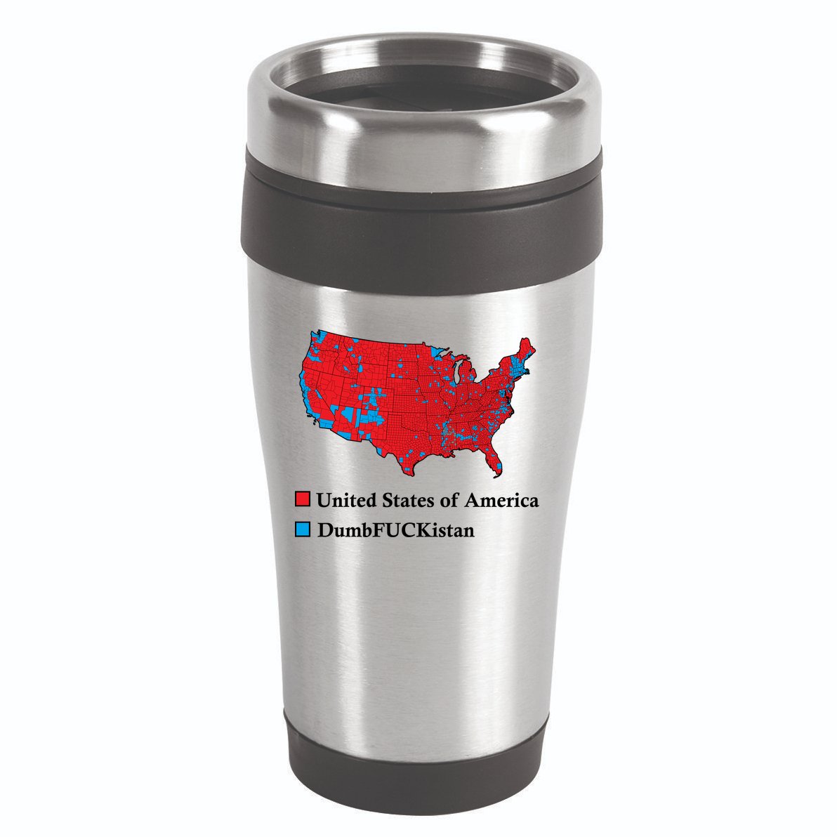 Electoral Map 2024 Donald Trump United States Of America Dumbfuckistan 16oz Travel Tumbler