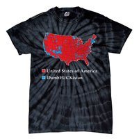 Electoral Map 2024 Donald Trump United States Of America Dumbfuckistan Tie-Dye T-Shirt