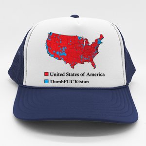 Electoral Map 2024 Donald Trump United States Of America Dumbfuckistan Trucker Hat