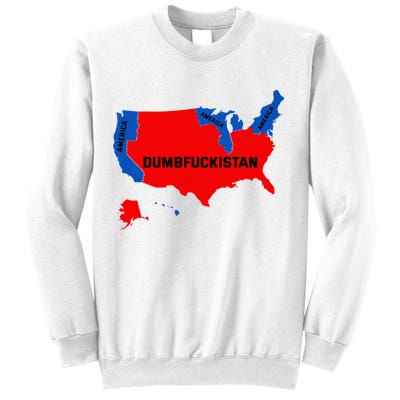 Election Map 2024 United States Of America Dumbfuckistan Sweatshirt