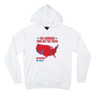 Electoral Map 2024 The Garbage Took Out The Trash Trump 312 Hoodie