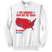 Electoral Map 2024 The Garbage Took Out The Trash Trump 312 Sweatshirt