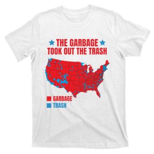 Electoral Map 2024 The Garbage Took Out The Trash Trump 312 T-Shirt