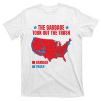 Electoral Map 2024 The Garbage Took Out The Trash Trump 312 T-Shirt