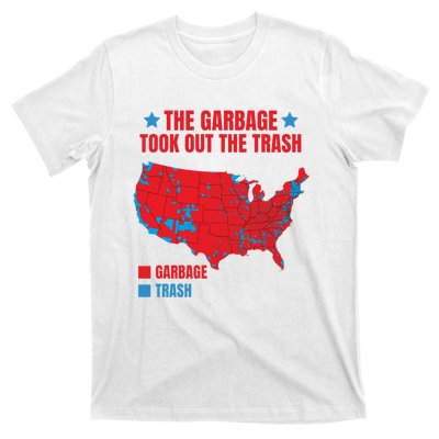 Electoral Map 2024 The Garbage Took Out The Trash Trump 312 T-Shirt