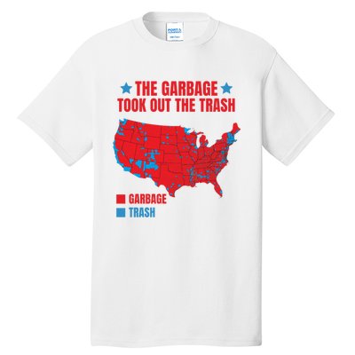 Electoral Map 2024 The Garbage Took Out The Trash Trump 312 Tall T-Shirt