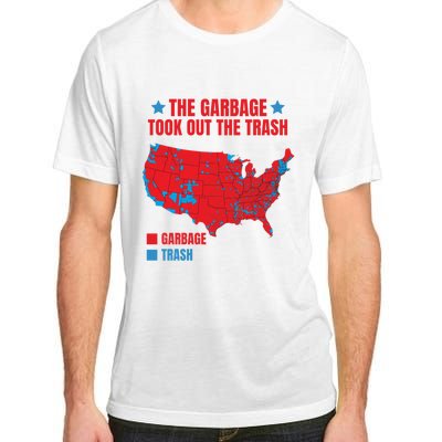 Electoral Map 2024 The Garbage Took Out The Trash Trump 312 Adult ChromaSoft Performance T-Shirt