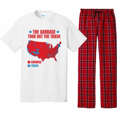 Electoral Map 2024 The Garbage Took Out The Trash Trump 312 Pajama Set