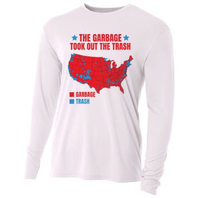 Electoral Map 2024 The Garbage Took Out The Trash Trump 312 Cooling Performance Long Sleeve Crew