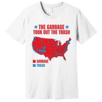 Electoral Map 2024 The Garbage Took Out The Trash Trump 312 Premium T-Shirt