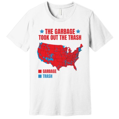 Electoral Map 2024 The Garbage Took Out The Trash Trump 312 Premium T-Shirt