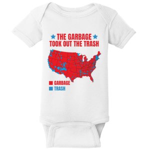 Electoral Map 2024 The Garbage Took Out The Trash Trump 312 Baby Bodysuit