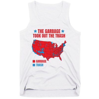 Electoral Map 2024 The Garbage Took Out The Trash Trump 312 Tank Top