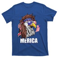 Eagle Mullet 4th Of July Usa American Flag Merica Funny Gift T-Shirt