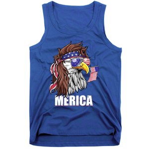 Eagle Mullet 4th Of July Usa American Flag Merica Funny Gift Tank Top