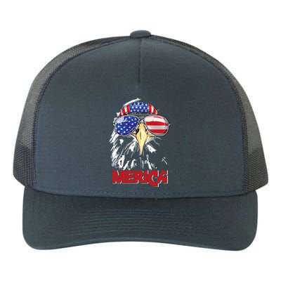 Eagle Mullet 4th Of July Usa American Flag Merica Cute Gift Yupoong Adult 5-Panel Trucker Hat