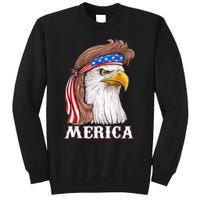 Eagle Mullet 4th Of July USA American Flag Merica Sweatshirt